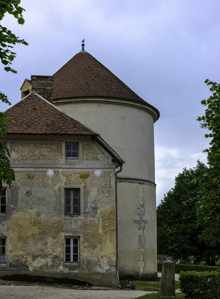 Coupvray Castle Chateau Coupvray Side Buildings Coupvray Seine Marne Ile — Stock Photo, Image