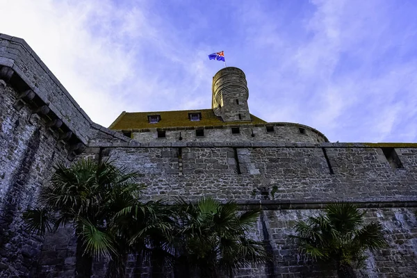 2019年5月31日法国布列塔尼圣马洛市城墙 — 图库照片
