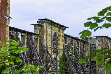 Coupvray 'deki harap Coupvray Şatosu (Chateau de Coupvray), Seine-et-Marne, Ile-de-France, 25 Mayıs 2019
