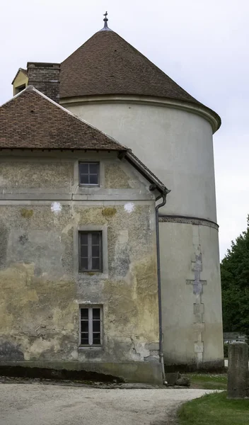 Coupvray Castle Chateau Coupvray Side Buildings Coupvray Seine Marne Ile — Stock Photo, Image