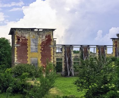 Coupvray 'deki harap Coupvray Şatosu (Chateau de Coupvray), Seine-et-Marne, Ile-de-France, 25 Mayıs 2019