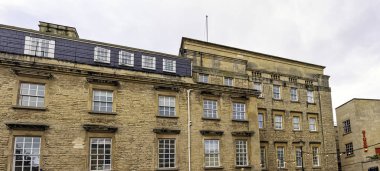 Bath, Somerset, İngiltere 'nin klasik mimarisi 1 Aralık 2019