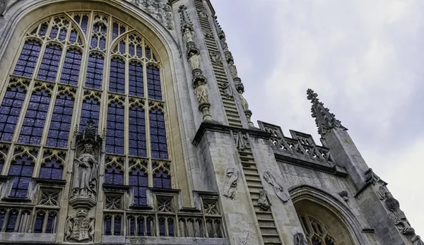 Abbaye Bath Bath Somerset Royaume Uni Décembre 2019 — Photo