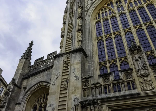 Bath Abbey Bath Somerset Reino Unido Dezembro 2019 — Fotografia de Stock