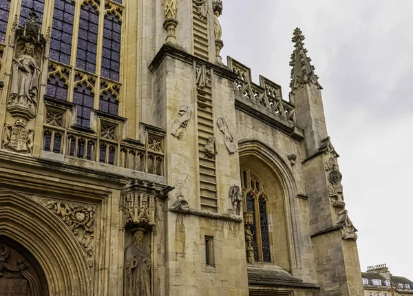 Bath Abbey Bath Somerset Reino Unido Diciembre 2019 — Foto de Stock