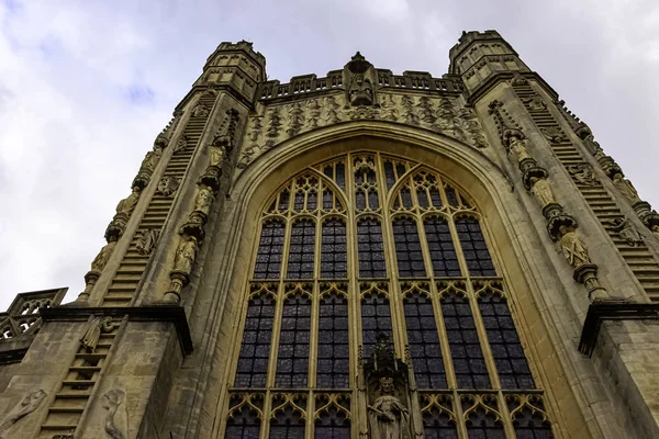 Abbaye Bath Bath Somerset Royaume Uni Décembre 2019 — Photo