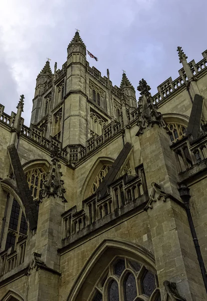 Bath Abbey Bath Somerset Reino Unido Diciembre 2019 — Foto de Stock