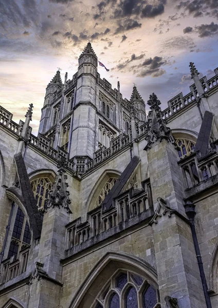 Bath Abbey Bath Somerset Verenigd Koninkrijk December 2019 — Stockfoto