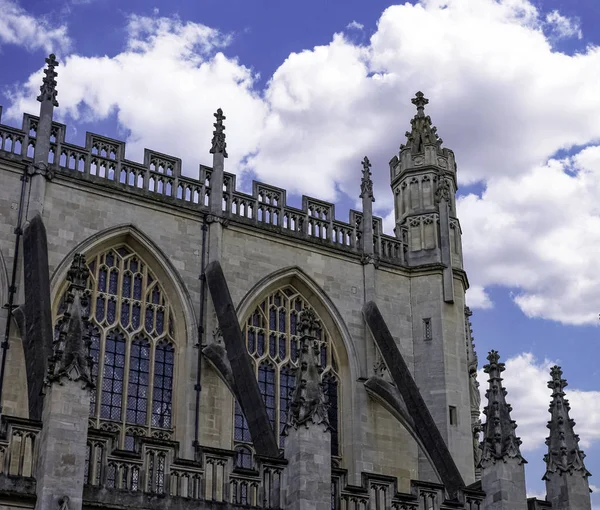 Bath Abbey Somerset Birleşik Krallık Aralık 2019 — Stok fotoğraf