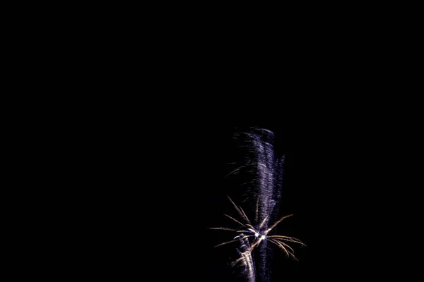 英国伦敦烟火表演之夜 — 图库照片
