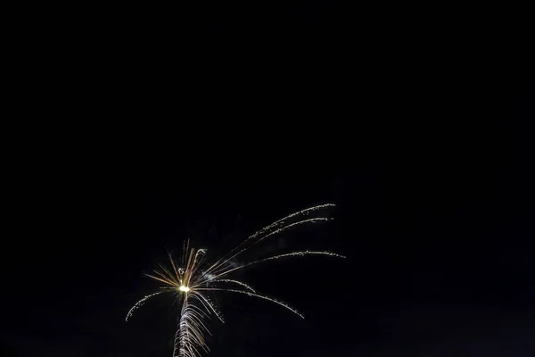 Fogos Artifício Exibir Noite Londres Reino Unido — Fotografia de Stock