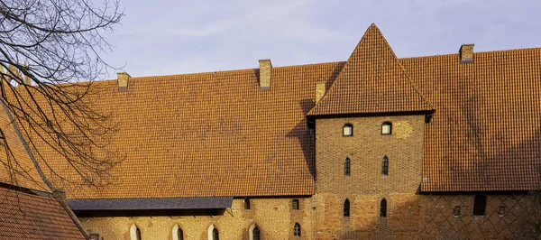 Castle Teutonic Order Malbork Largest Castle World Land Area Malbork — Stock Photo, Image