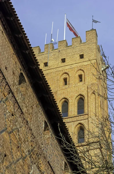 Castillo Orden Teutónica Malbork Castillo Más Grande Del Mundo Por — Foto de Stock