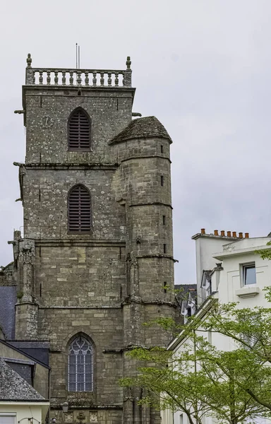 2019年5月30日法国布列塔尼Ploermel的Saint Armel Parish Church Eglise Saint Armel — 图库照片