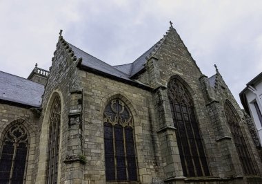 Ploermel, Brittany, Fransa 'daki Saint-Armel Kilisesi (Eglise Saint Armel) 30 Mayıs 2019
