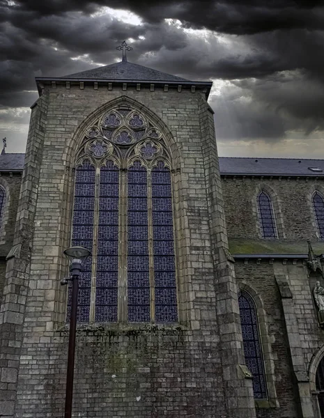 Kaplica Braci Mennais Chapelle Des Freres Mennais Ploermel Bretania Francja — Zdjęcie stockowe