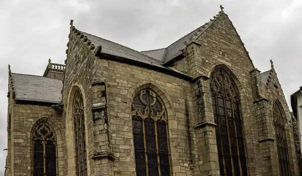 Приходская Церковь Сент Армель Eglise Saint Armel Плоермеле Бретань Франция — стоковое фото