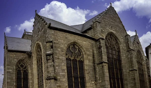 Iglesia Parroquial Saint Armel Eglise Saint Armel Ploermel Bretaña Francia — Foto de Stock