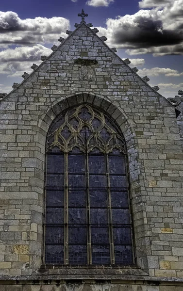 Kościół Parafialny Saint Armel Eglise Saint Armel Ploermel Bretania Francja — Zdjęcie stockowe