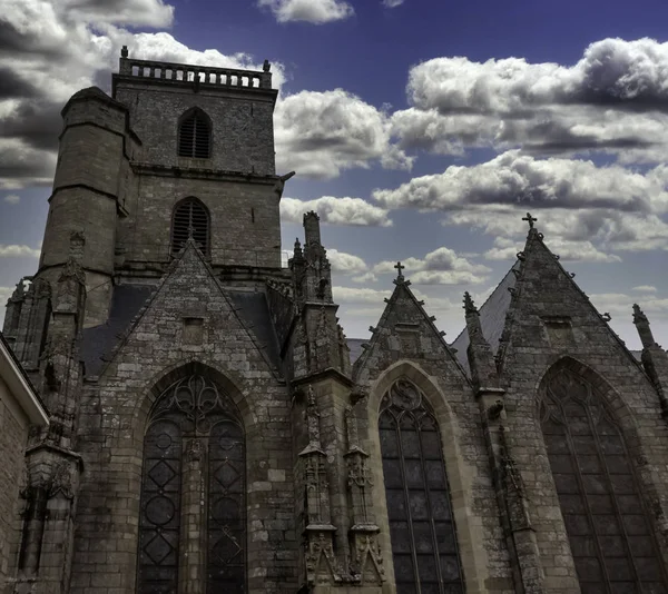 Iglesia Parroquial Saint Armel Eglise Saint Armel Ploermel Bretaña Francia — Foto de Stock