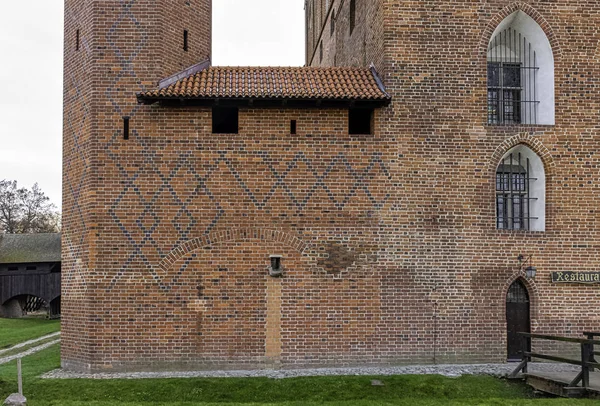 Château Ordre Teutonique Malbork Grand Château Monde Par Superficie Malbork — Photo