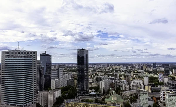 Панорамний Вид Варшаву Мазовецьке Польща Серпня 2019 — стокове фото