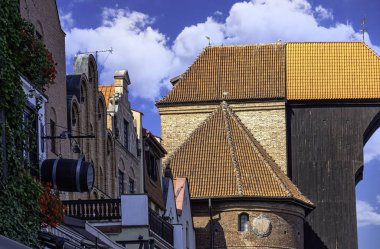 Picture of Crane (Zuraw) - famous building in Gdansk, Tricity, Pomerania, Poland on 26 August 2019