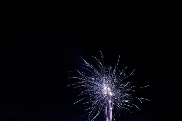 Fogos Artifício Exibir Noite Londres Reino Unido — Fotografia de Stock