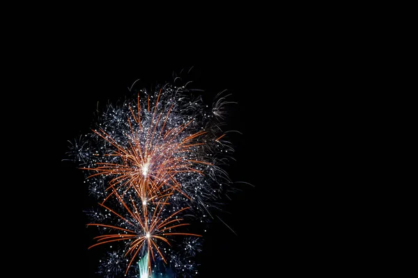 Fogos Artifício Exibir Noite Londres Reino Unido — Fotografia de Stock