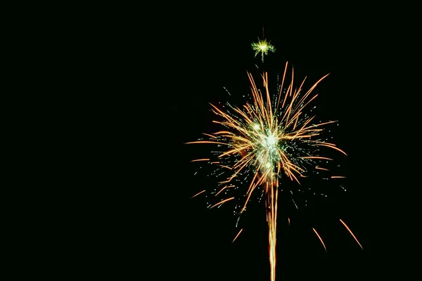 Noche Fuegos Artificiales Londres Reino Unido —  Fotos de Stock