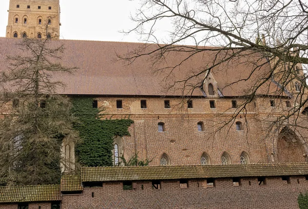 Castle Teutonic Order Malbork Largest Castle World Land Area Malbork — Stock Photo, Image