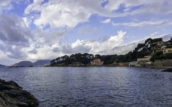 Liguriahavet Tellaro Cinque Terre Liguria Italia – stockfoto
