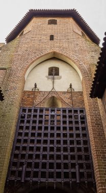 2 Ocak 2020 'de Polonya, Pomerania, Malbork' taki Alman Düzeni Kalesi