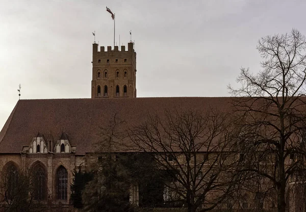 Castle Teutonic Order Malbork Pomerania Poland January 2020 — Stock Photo, Image