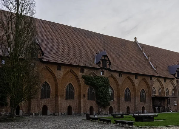Château Ordre Teutonique Malbork Poméranie Pologne Janvier 2020 — Photo