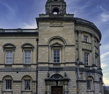 Bath, Somerset, İngiltere 'nin klasik mimarisi 1 Aralık 2019