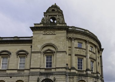 Bath, Somerset, İngiltere 'nin klasik mimarisi 1 Aralık 2019