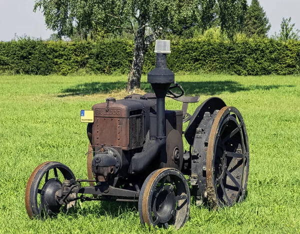 Trator Alemão Vintage Lanz Bulldog Choczewo Pomerânia Polônia Agosto 2019 — Fotografia de Stock