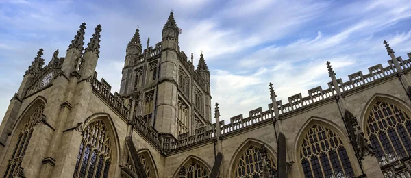 Bath Abbey Bath Somerset Reino Unido Diciembre 2019 — Foto de Stock