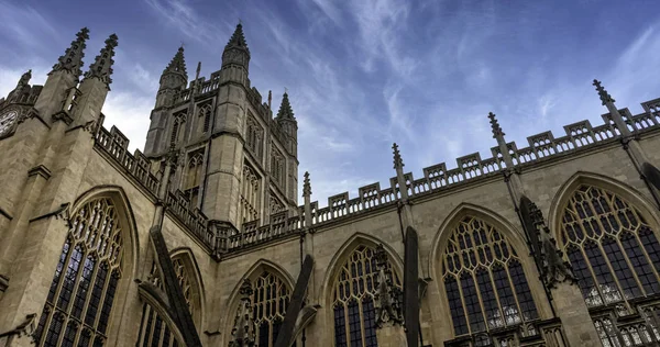 Bath Abbey Bath Somerset Verenigd Koninkrijk December 2019 — Stockfoto