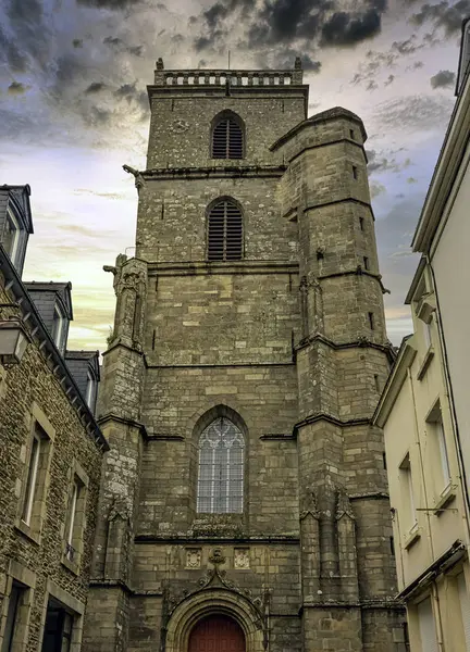 Saint Armel Församlingskyrka Eglise Saint Armel Ploermel Bretagne Frankrike Den — Stockfoto