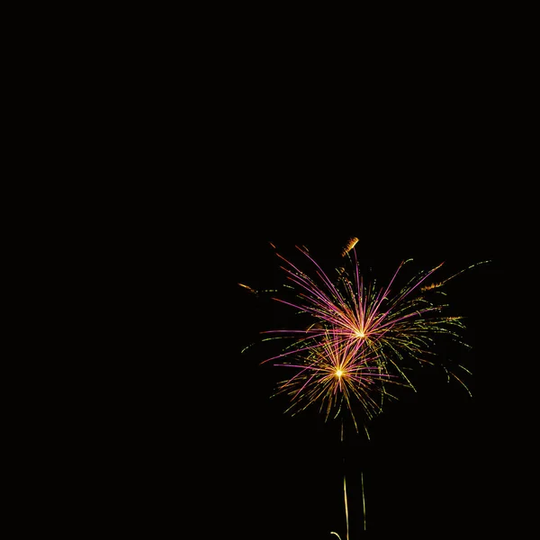 Fireworks Display Night London United Kingdom — Stock Photo, Image