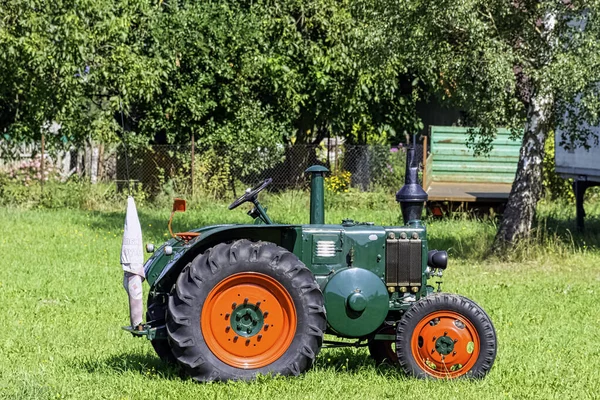 Deutsche Oldtimer Traktoren Lanz Bulldog Choczewo Pommern Polen August 2019 — Stockfoto
