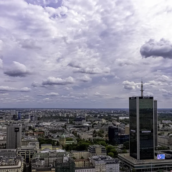 Vista Panorâmica Varsóvia Masóvia Polônia Agosto 2019 — Fotografia de Stock