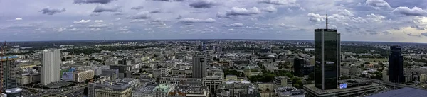 Panoramic View Warsaw Masovia Poland August 2019 — Stock Photo, Image
