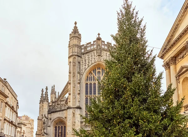 Bath Abbey Bath Somerset Reino Unido Diciembre 2019 — Foto de Stock