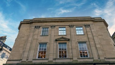 Bath, Somerset, İngiltere 'nin klasik mimarisi 1 Aralık 2019