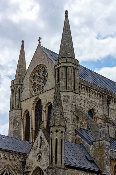 Chichester Cathedral Formalmente Conosciuta Come Cathedral Church Holy Trinity Chichester — Foto Stock
