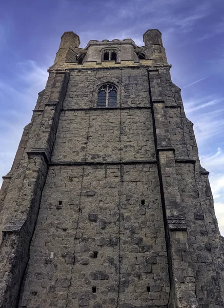 Chichester Cathedral Cathedral Church Trinity Szabadon Álló Középkori Harangtorony Ismert — Stock Fotó