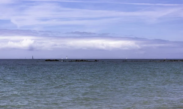 Golfo Morbihan Baía Biscaia Vista Carnac Bretanha França — Fotografia de Stock